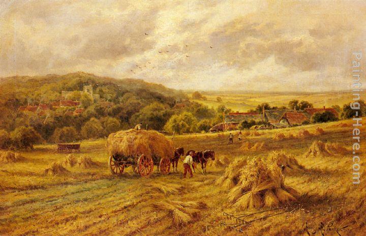 Henry Hillier Parker Harvest Time, Lambourne, Berks
